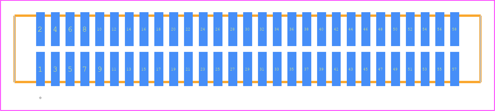 TFM-129-32-S-D - SAMTEC PCB footprint - Other - Other - TFM-129-ZZ-XXX-D