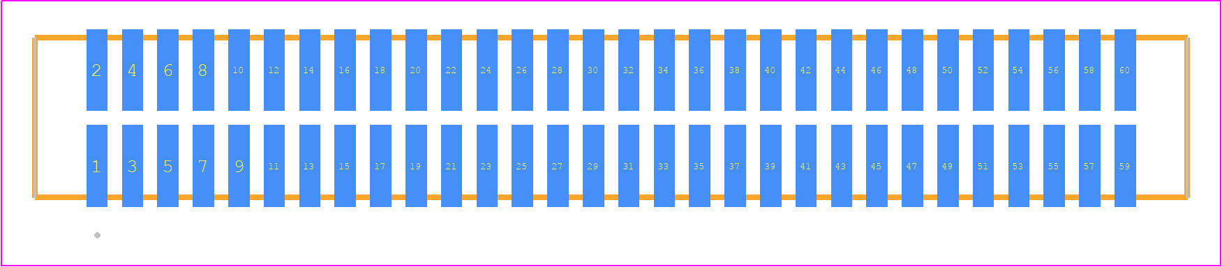 TFM-130-22-L-D - SAMTEC PCB footprint - Other - Other - TFM-130-ZZ-XXX-D