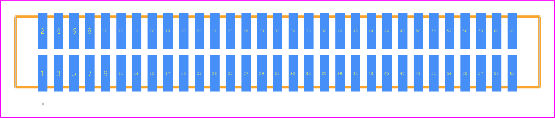 TFM-131-22-L-D - SAMTEC PCB footprint - Other - Other - TFM-131-ZZ-XXX-D