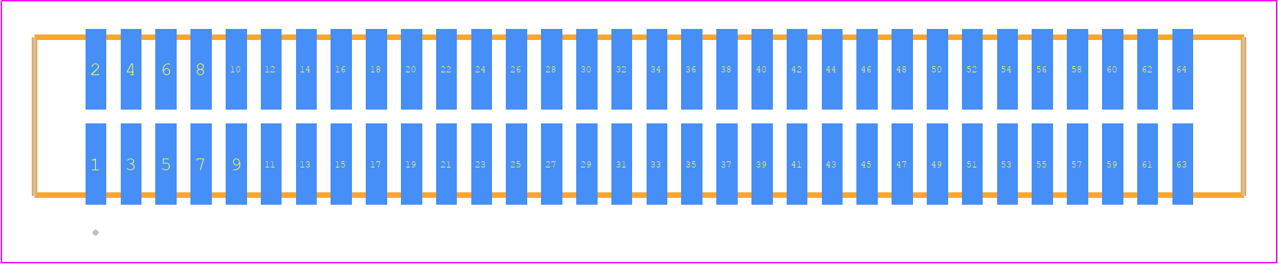 TFM-132-32-FM-D - SAMTEC PCB footprint - Other - Other - TFM-132-ZZ-XXX-D