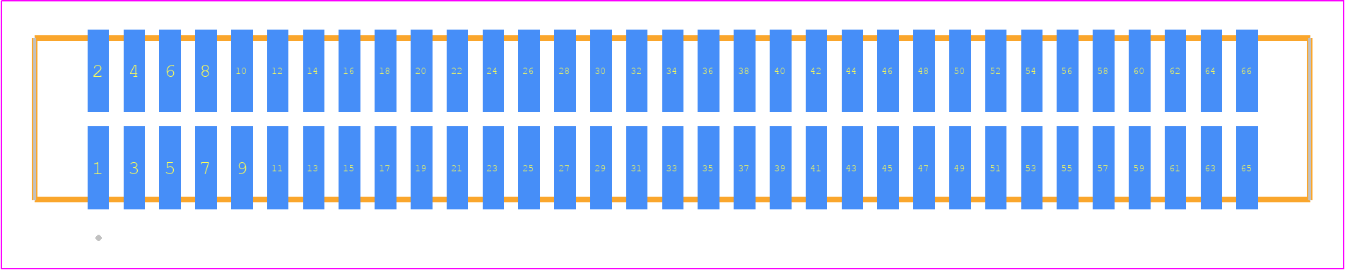 TFM-133-22-SM-D - SAMTEC PCB footprint - Other - Other - TFM-133-ZZ-XXX-D