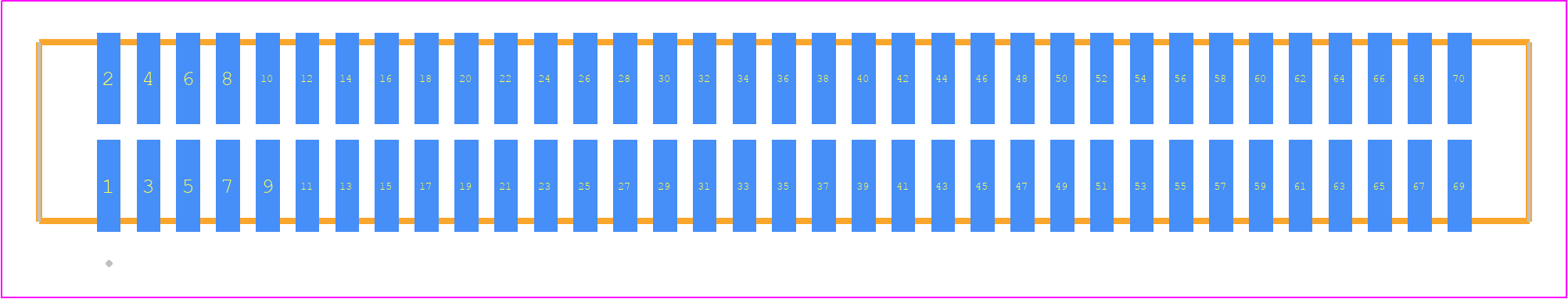 TFM-135-22-LM-D - SAMTEC PCB footprint - Other - Other - TFM-135-ZZ-XXX-D