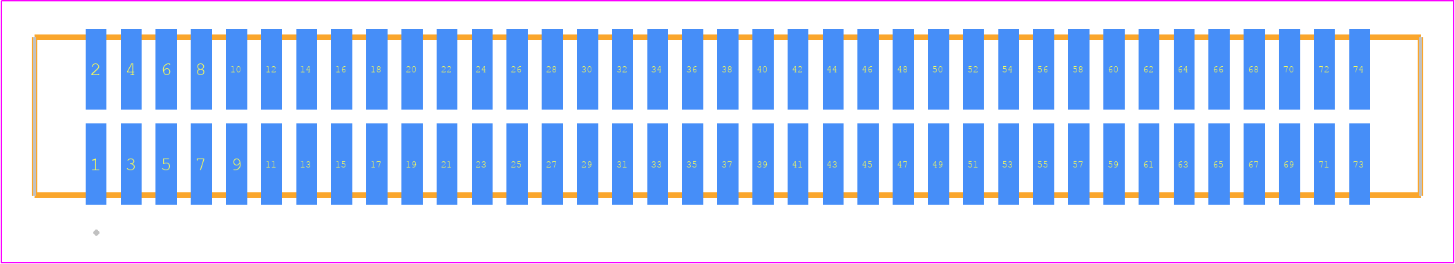 TFM-137-12-FM-D - SAMTEC PCB footprint - Other - Other - TFM-137-ZZ-XXX-D
