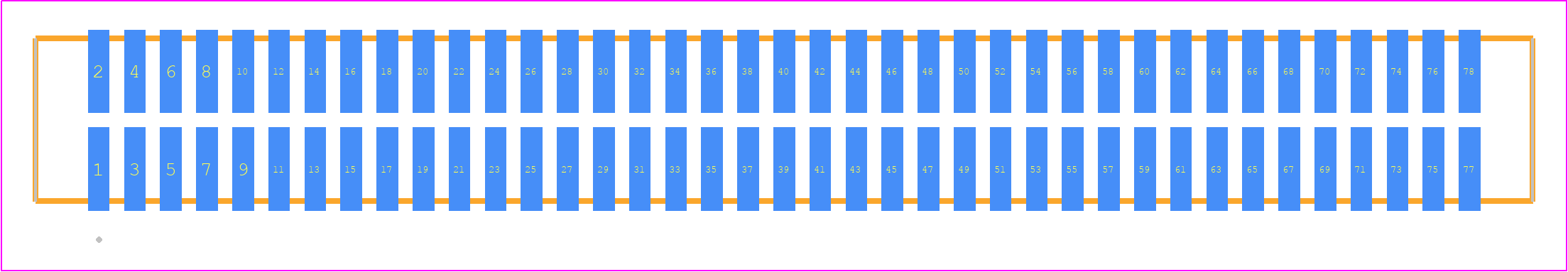 TFM-139-12-LM-D - SAMTEC PCB footprint - Other - Other - TFM-139-ZZ-XXX-D