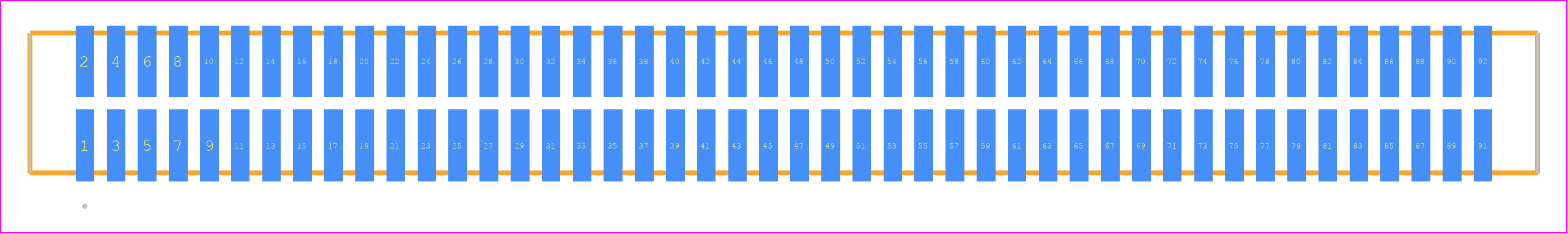 TFM-146-12-L-D - SAMTEC PCB footprint - Other - Other - TFM-146-ZZ-XXX-D