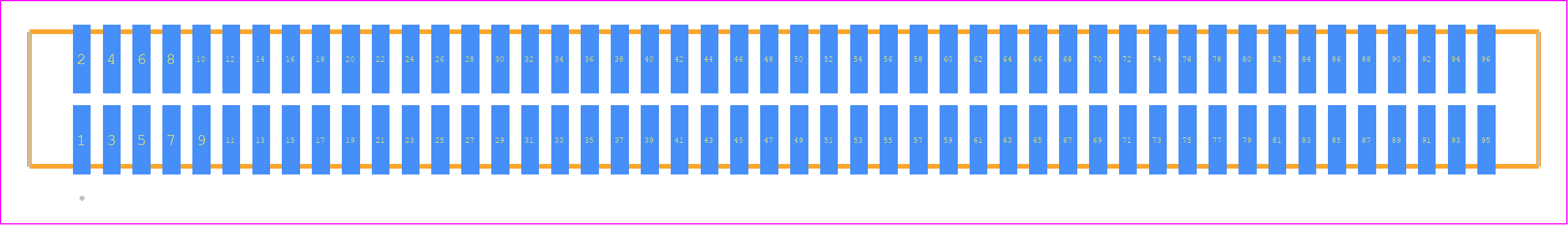 TFM-148-02-S-D - SAMTEC PCB footprint - Other - Other - TFM-148-ZZ-XXX-D