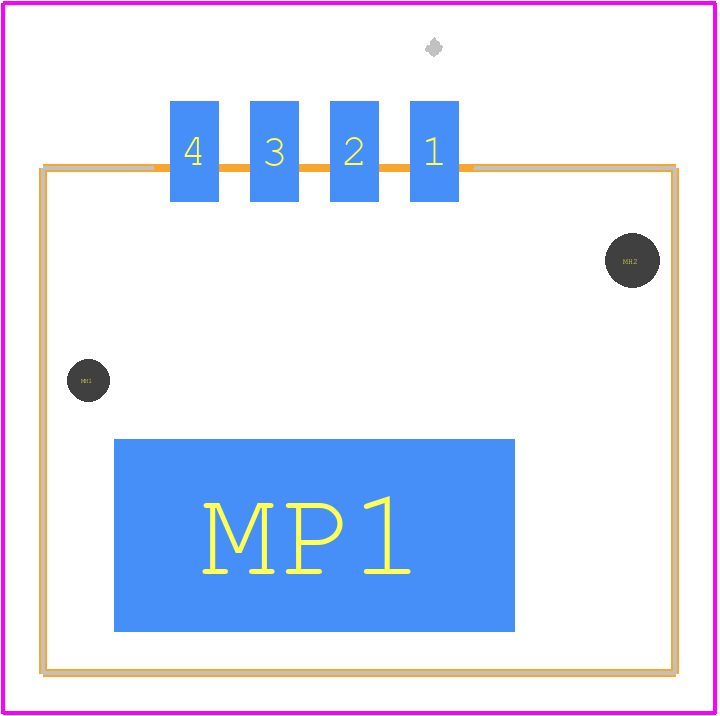 7000007656 - 3M PCB footprint - Other - Other - 7000007656-2