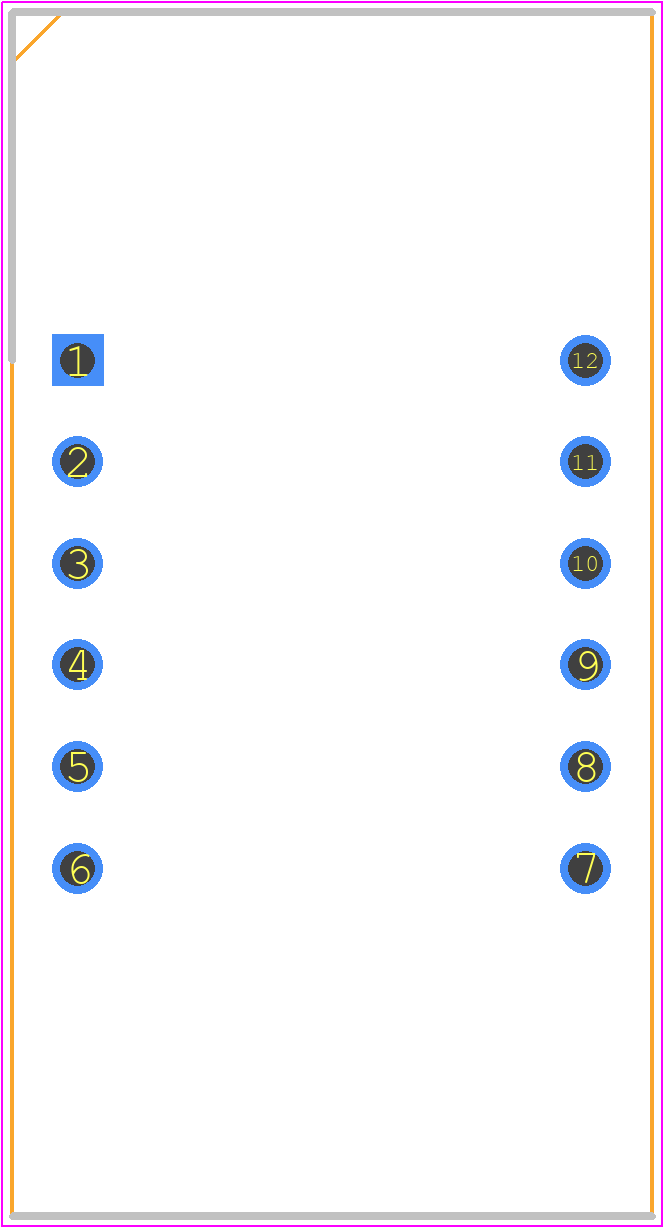 LDT-N4006RI - Lumex PCB footprint - Dual-In-Line Sockets - Dual-In-Line Sockets - LDT-N4006RI