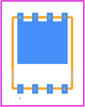 BSC0302LSATMA1 - Infineon PCB footprint - Other - Other - PG-TDSON-8-7| SuperSO8