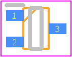 SZMMBZ33VAWT1G - onsemi PCB footprint - SOT23 (3-Pin) - SOT23 (3-Pin) - SC-70, SOT-323