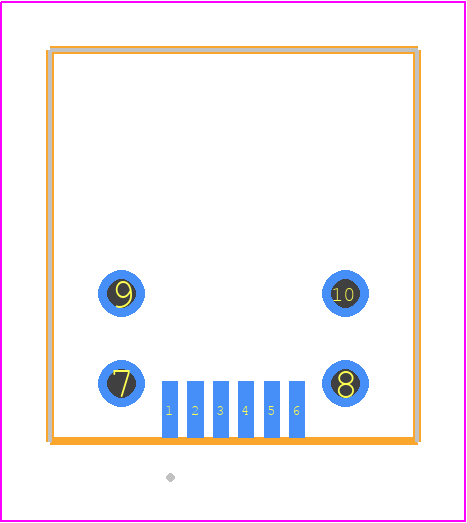 SFM-06-02-L-DH-TR - SAMTEC PCB footprint - Other - Other - SFM-06-02-X-DH-TR