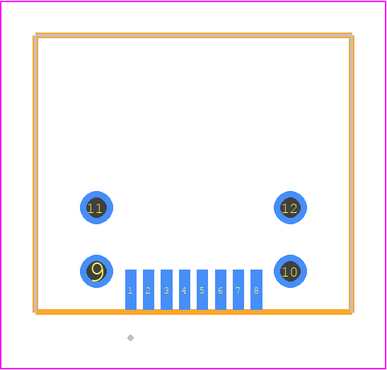 SFM-08-02-S-DH-TR - SAMTEC PCB footprint - Other - Other - SFM-08-02-X-DH-TR