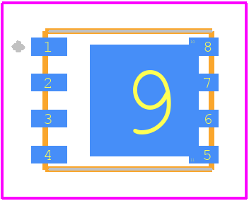 SI7866ADP-T1-E3 - Vishay PCB footprint - Other - Other - PowerPAK® SO-8 Single_111