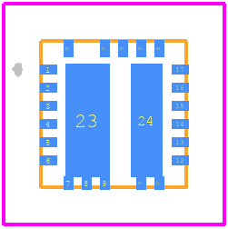 AOZ2261AQI-10 - Alpha & Omega Semiconductors PCB footprint - Other - Other - AOZ2261AQI-10-3