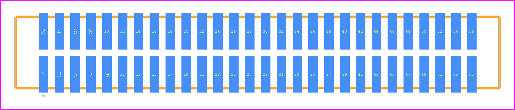 TFM-128-22-SM-D-K-TR - SAMTEC PCB footprint - Other - Other - TFM-128-ZZ-XXX-D-K-TR