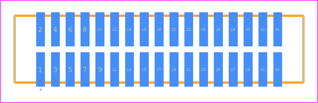 TFM-117-12-H-D-P - SAMTEC PCB footprint - Other - Other - TFM-117-ZZ-XXX-D-P