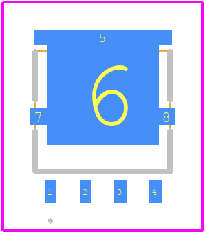 SQJ443EP-T1-GE3 - Vishay PCB footprint - Other - Other - PowerPAK®  SO-8L SINGLE
