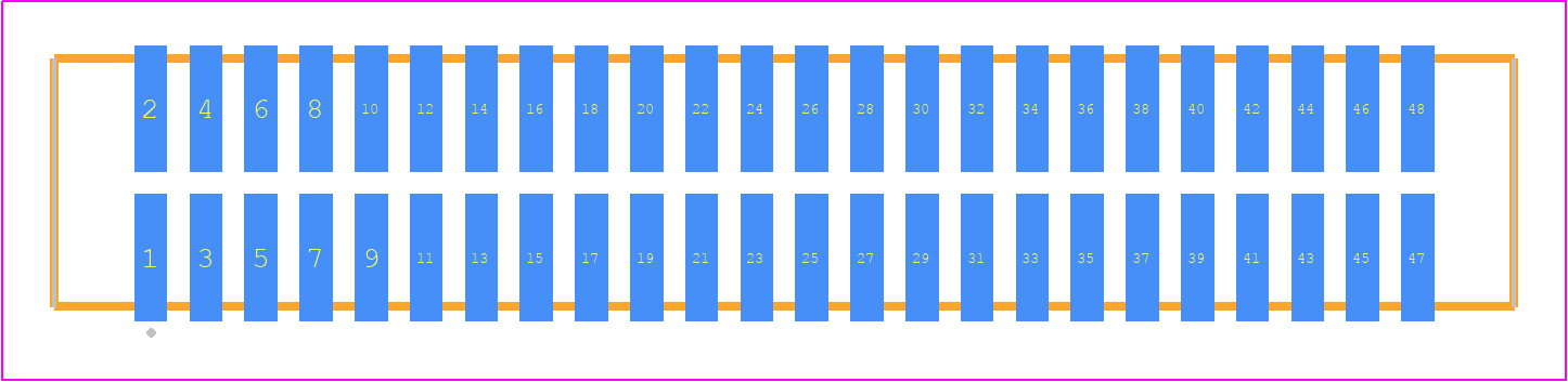 TFM-124-32-H-D-P - SAMTEC PCB footprint - Other - Other - TFM-124-ZZ-XXX-D-P