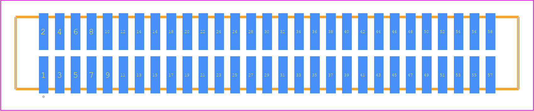 TFM-129-32-L-D-P - SAMTEC PCB footprint - Other - Other - TFM-129-ZZ-XXX-D-P