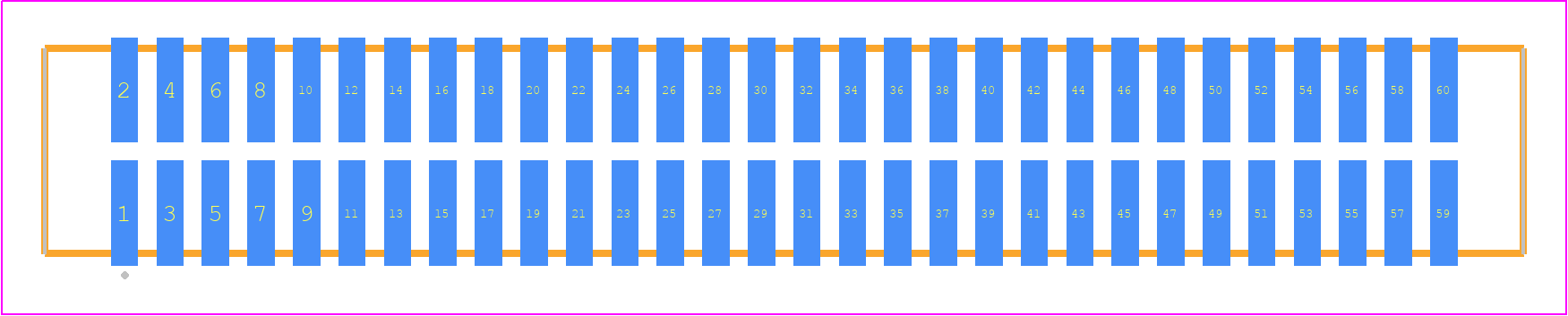 TFM-130-12-L-D-P - SAMTEC PCB footprint - Other - Other - TFM-130-ZZ-XXX-D-P