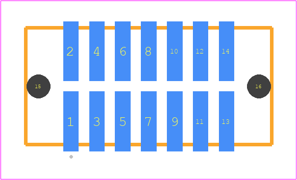 TFM-107-22-S-D-LC - SAMTEC PCB footprint - Other - Other - TFM-107-ZZ-XXX-D-LC