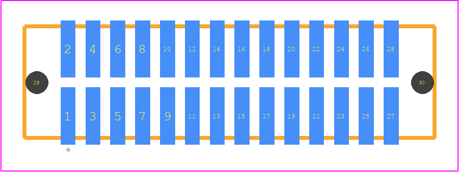 TFM-114-12-F-D-LC - SAMTEC PCB footprint - Other - Other - TFM-114-ZZ-XXX-D-LC