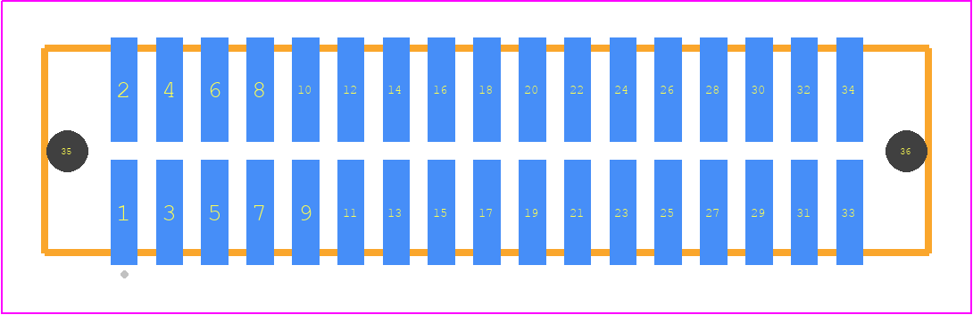 TFM-117-22-S-D-LC - SAMTEC PCB footprint - Other - Other - TFM-117-ZZ-XXX-D-LC