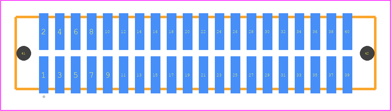TFM-120-32-STL-D-LC - SAMTEC PCB footprint - Other - Other - TFM-120-ZZ-XXX-D-LC