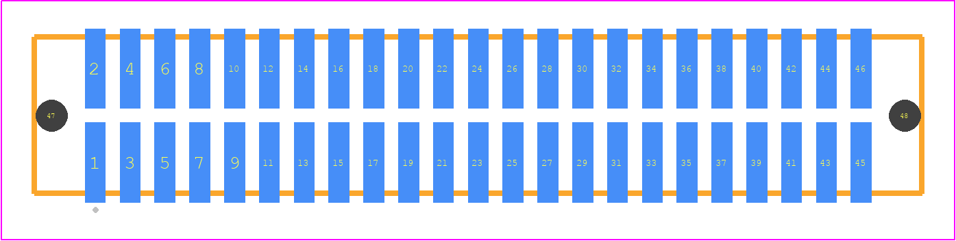TFM-123-32-H-D-LC - SAMTEC PCB footprint - Other - Other - TFM-123-ZZ-XXX-D-LC