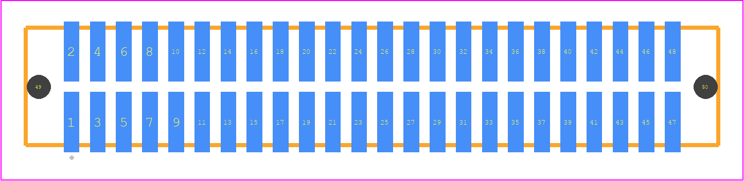 TFM-124-32-S-D-LC - SAMTEC PCB footprint - Other - Other - TFM-124-ZZ-XXX-D-LC