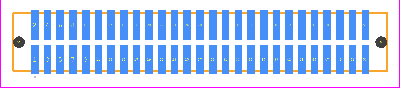 TFM-127-12-STL-D-LC - SAMTEC PCB footprint - Other - Other - TFM-127-ZZ-XXX-D-LC