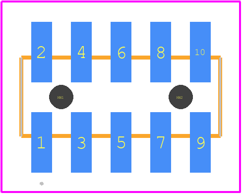 TW-05-06-L-D-340-SM-A - SAMTEC PCB footprint - Other - Other - TW-05-06-L-D-340-SM-A-6