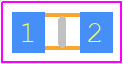0603CT-5N1XJLU - COILCRAFT PCB footprint - Inductors Chip - Inductors Chip - 0603