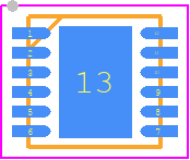 FT234XD-T - FTDI(Future Designs) PCB footprint - Small Outline No-lead - Small Outline No-lead - DFN-12