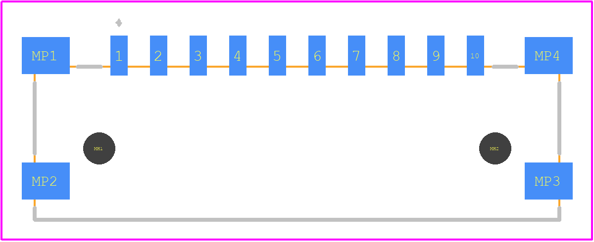 119903 - TE Connectivity PCB footprint - Other - Other - 119903-1