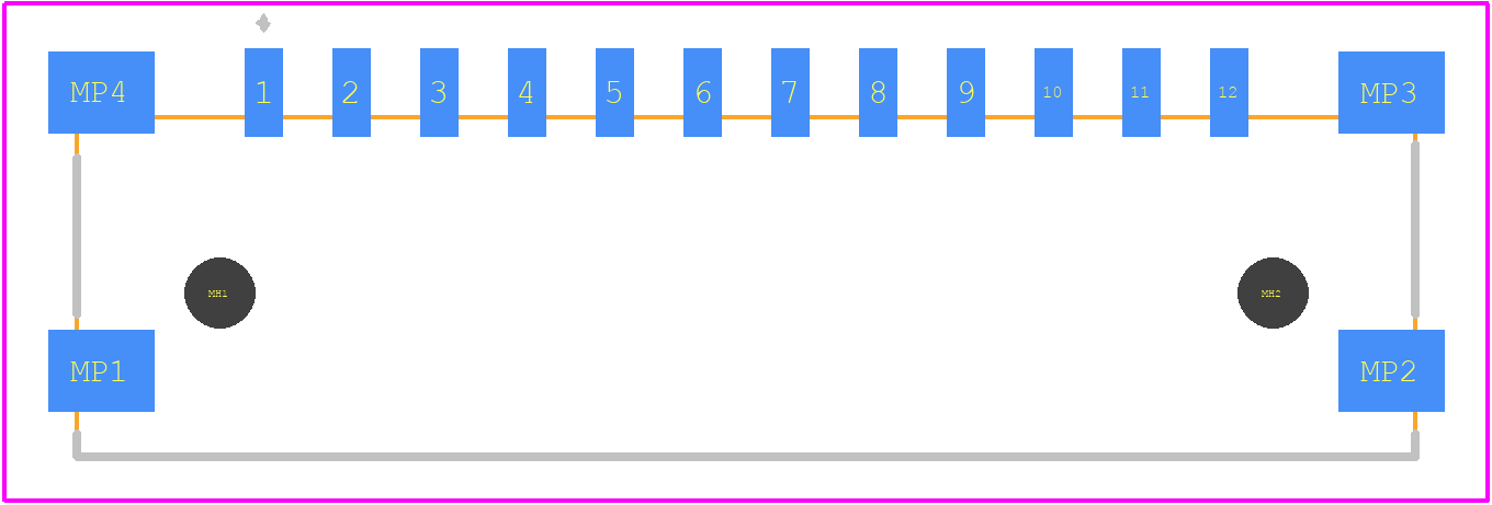 119908 - TE Connectivity PCB footprint - Other - Other - 119908-3