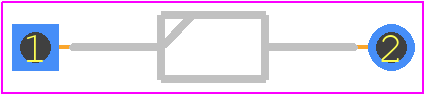 TCMZ3V6.TB - TAK CHEONG PCB footprint - Diodes, Axial Diameter Horizontal Mounting - Diodes, Axial Diameter Horizontal Mounting - DO-34