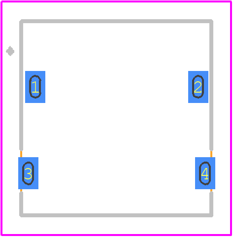 TEST-4WAY - Bloggs Bits PCB footprint - Other - Other - 22-27-2041