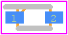 DF2B7AE,H3F - Toshiba PCB footprint - Small Outline Diode Flat Lead - Small Outline Diode Flat Lead - ESC(1-1G1A)