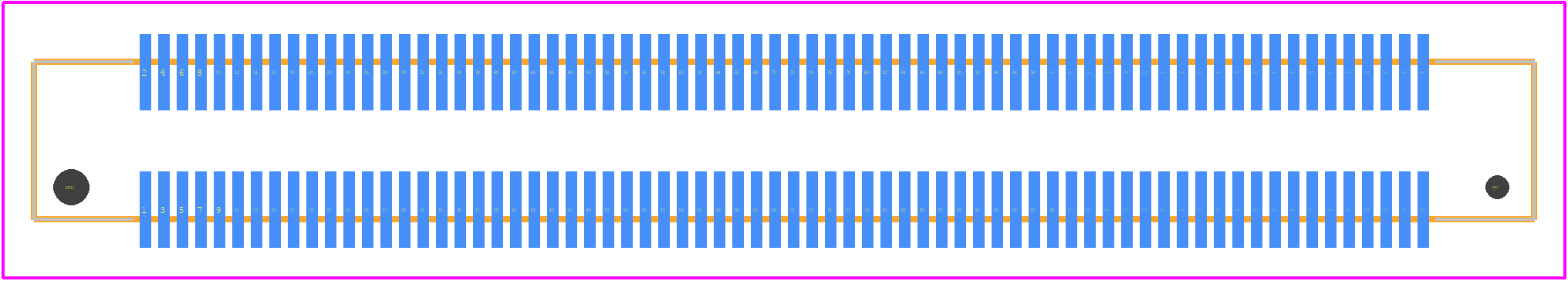 FX8C-140P-SV4(92) - Hirose PCB footprint - Other - Other - FX8C-140P-SV4(92)-2