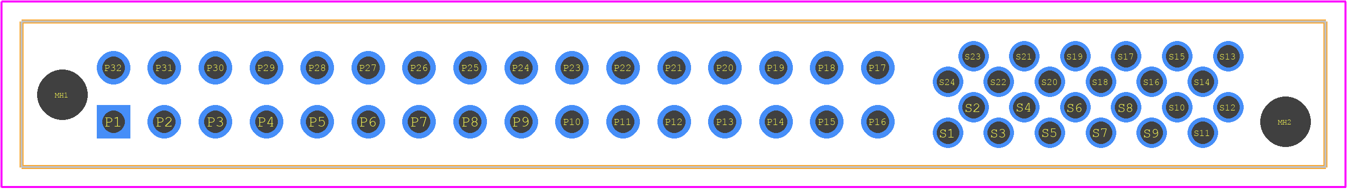FCI_10115772 - Amphenol PCB footprint - Other - Other - FCI_10115772-2