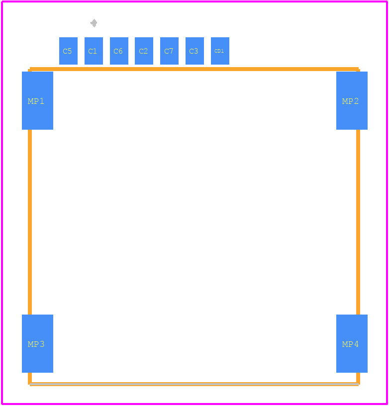 SM05-135-0011 - Connectec Electronics PCB footprint - Other - Other - 1-3122-004N000-1