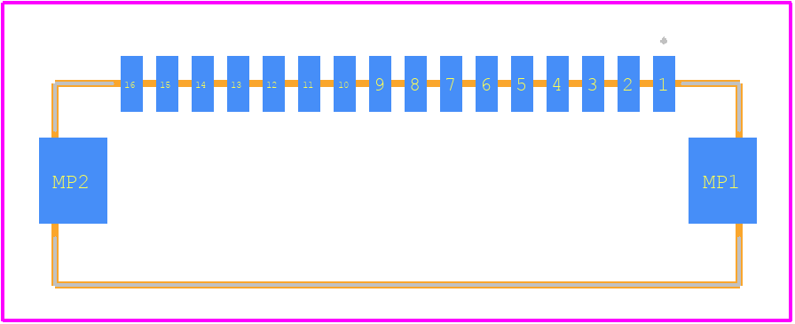 DF50A-16P-1V(52) - Hirose PCB footprint - Other - Other - DF50A-16P-1V(52)-1