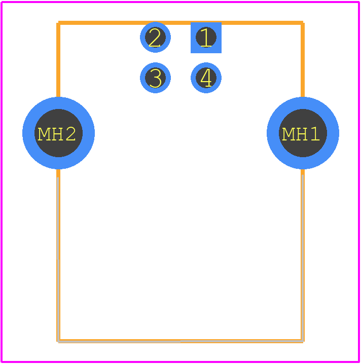 292304-3 - TE Connectivity PCB footprint - Other - Other - 292304-3-1