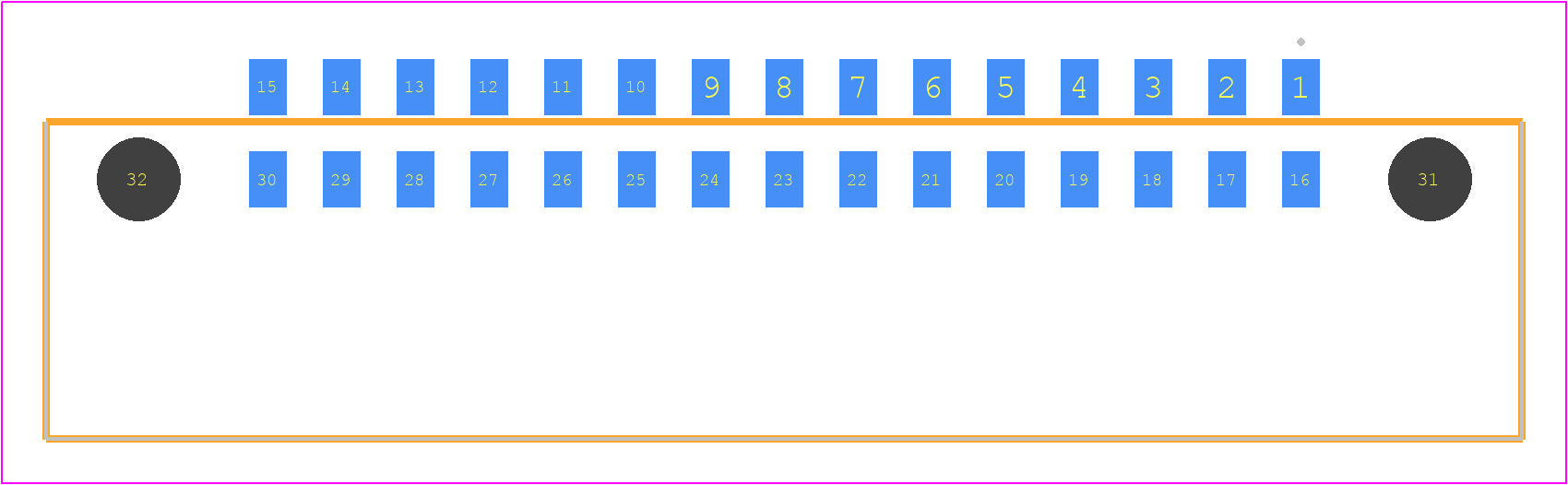 M80-5423005 - Harwin PCB footprint - Other - Other - M80-5423005