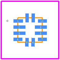 MP6550GG-P - Monolithic Power Systems (MPS) PCB footprint - Other - Other - QFN-12 (2mmx2mm) 