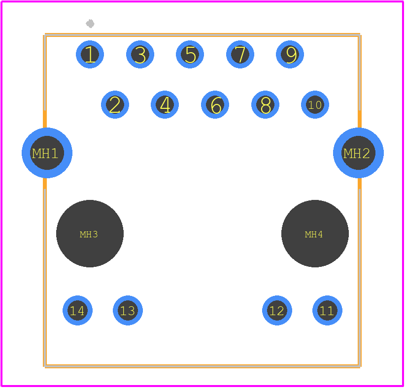 1534760000 - Weidmüller PCB footprint - Other - Other - 1534760000-3