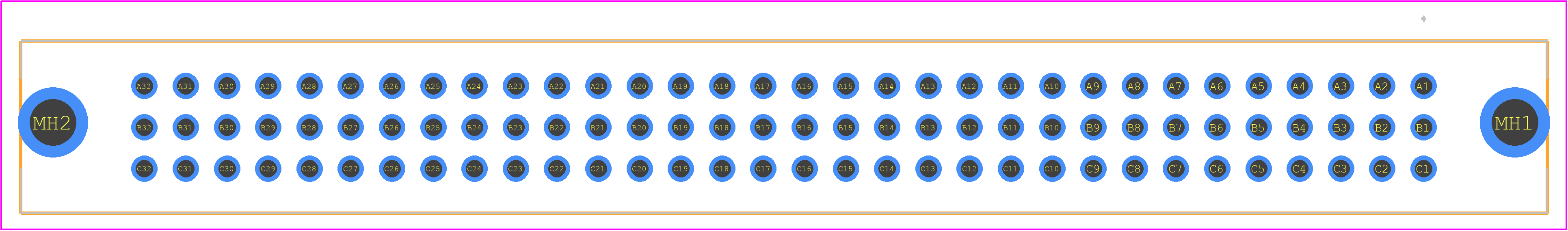 650963-4 - TE Connectivity PCB footprint - Other - Other - 650963-4-2