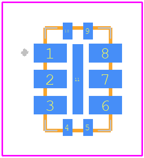 SIT3521AI-2C133-GG98.280000X - SiTime PCB footprint - Other - Other - SIT3521AI-2C133-GG98.280000X-2