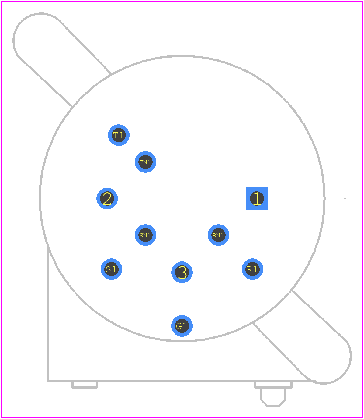 NCJ9FI-V-0 - Neutrik PCB footprint - Other - Other - NCJ9FI-V-0-1